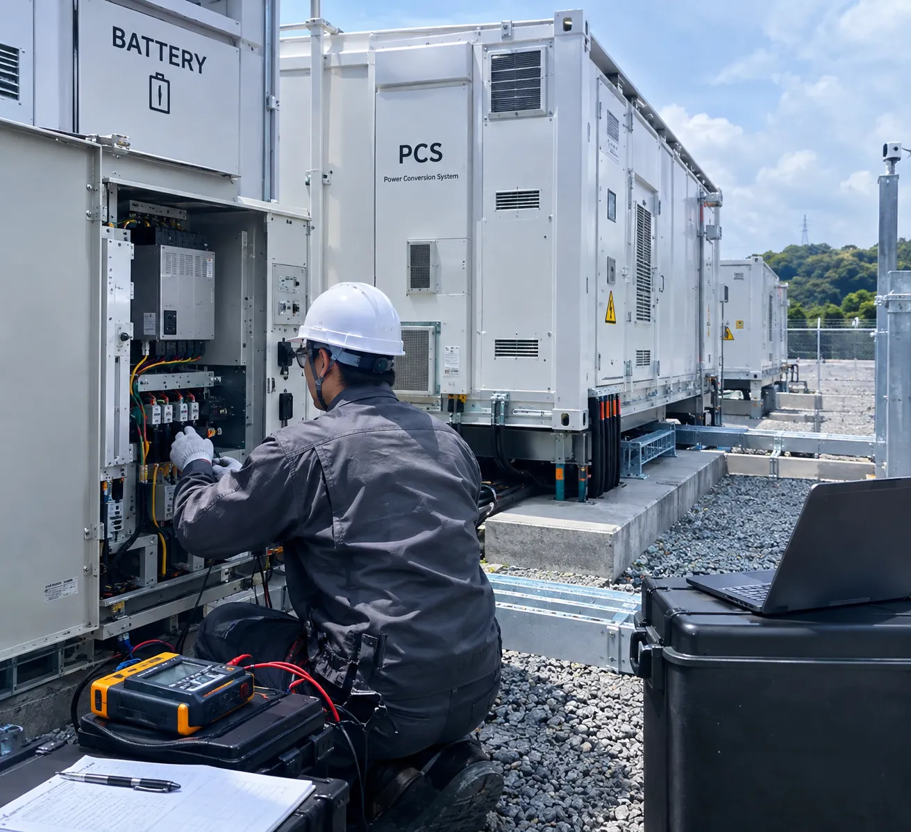 蓄電所のPCS停止原因を調査!